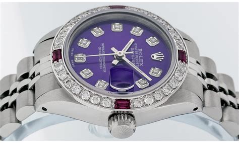 rolex purple diamond|Rolex purple face.